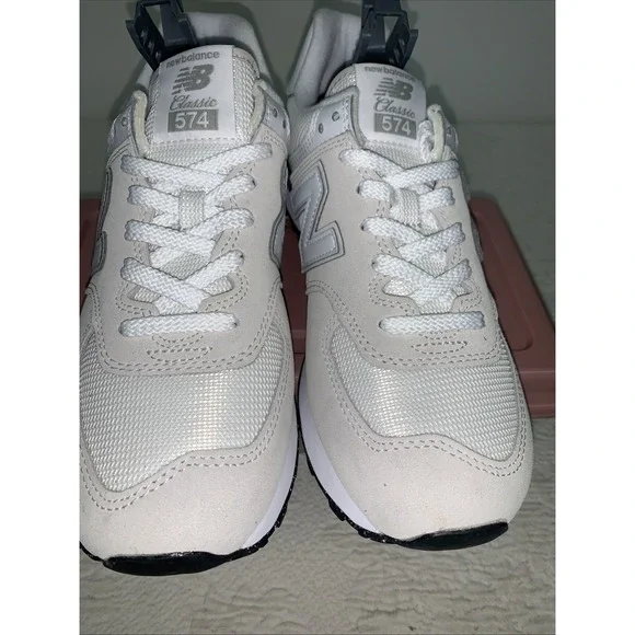 women new balance classic 574 Sz 10 wl574evw used no box Mens 8.5 NICE - Picture 6 of 9